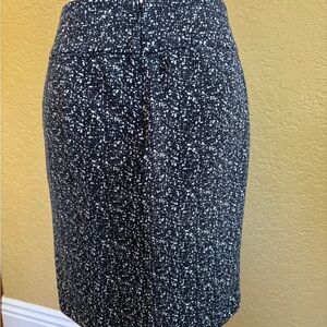 Express Black and White Pencil Skirt